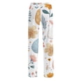 thumbnail image 5 of Easter Pajamas Pants Men Wide Leg Drawstring Lounge Sleepwear Cute Bunny Print Soft Stretch Waist Pants (Orange,XL), 5 of 6