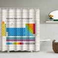 thumbnail image 4 of Cateissary Cortina de ducha, lavable, impermeable, para el hogar, Hotel, pantalla de baño, baño, bañera, inodoro, decoración educativa, Juegos de accesorios de baño Tipo 3 120cmx180cm, 4 of 6