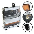 thumbnail image 2 of Right&Left Headlight For 2016-2018 Chevy Silverado 1500 HID/Xenon w/ LED Lamp, 2 of 7