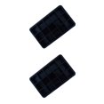 thumbnail image 1 of Molde de silicona Toystoory para cubitos de hielo 15 rejillas Rectangular Negro 2piezas, 1 of 5