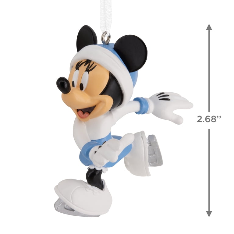 Hallmark Disney Minnie Mouse Ice Skating Christmas Ornament