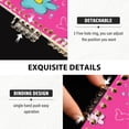 thumbnail image 4 of Haosy Cloud Star Flower Rainbow Butterfly Notebooks 2 Pcs 1-subject Journal 60 Sheets A5 College Ruled Paper Detachable Ring 8.3"x5.7", 4 of 8