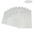 thumbnail image 2 of Metallic Silver Acid Free 18x24 Picture Frame Mats with White Core Bevel Cut for 13x19 Pictures -, 2 of 4