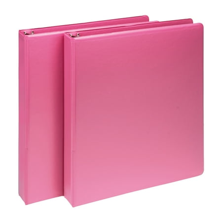 pink 3 inch binder