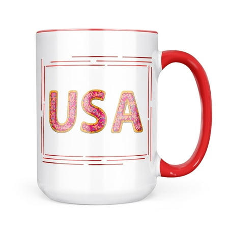 

Neonblond USA Doughnuts Donuts Mug gift for Coffee Tea lovers