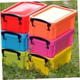 thumbnail image 6 of LEORX 3Pcs Assorted Color Household Storage Container Portable Sundries Organizer, 6 of 8