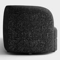thumbnail image 4 of Furniture of America Sonya Tuxedo Style Upholstered Boucle Fabric Black Loveseat, 4 of 12