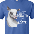 thumbnail image 4 of Inktastic Easily Distracted by Goats Cute Goat T-Shirt, 4 of 5