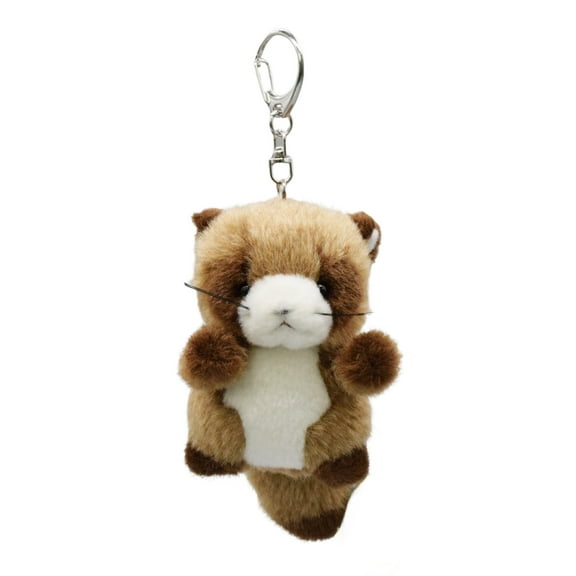 Raccoon Plush Stuffed Animal Keychain for Kids Bag, Purse, Backpack, Handbag
