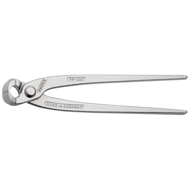 KNIPEX 99 04 220 Pinzas para armadores (Pinzas Rabitz o de trenzador) galvanizada 220 mm