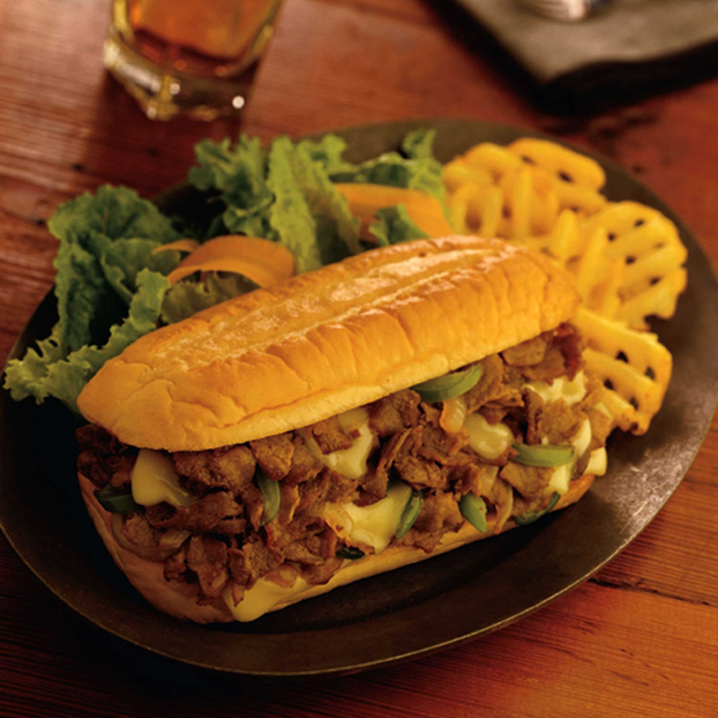 Steak Eze CAB Brand Steak EZE Breakaway Sirloin Philly Steak, 6 Ounce -- 27 per Case