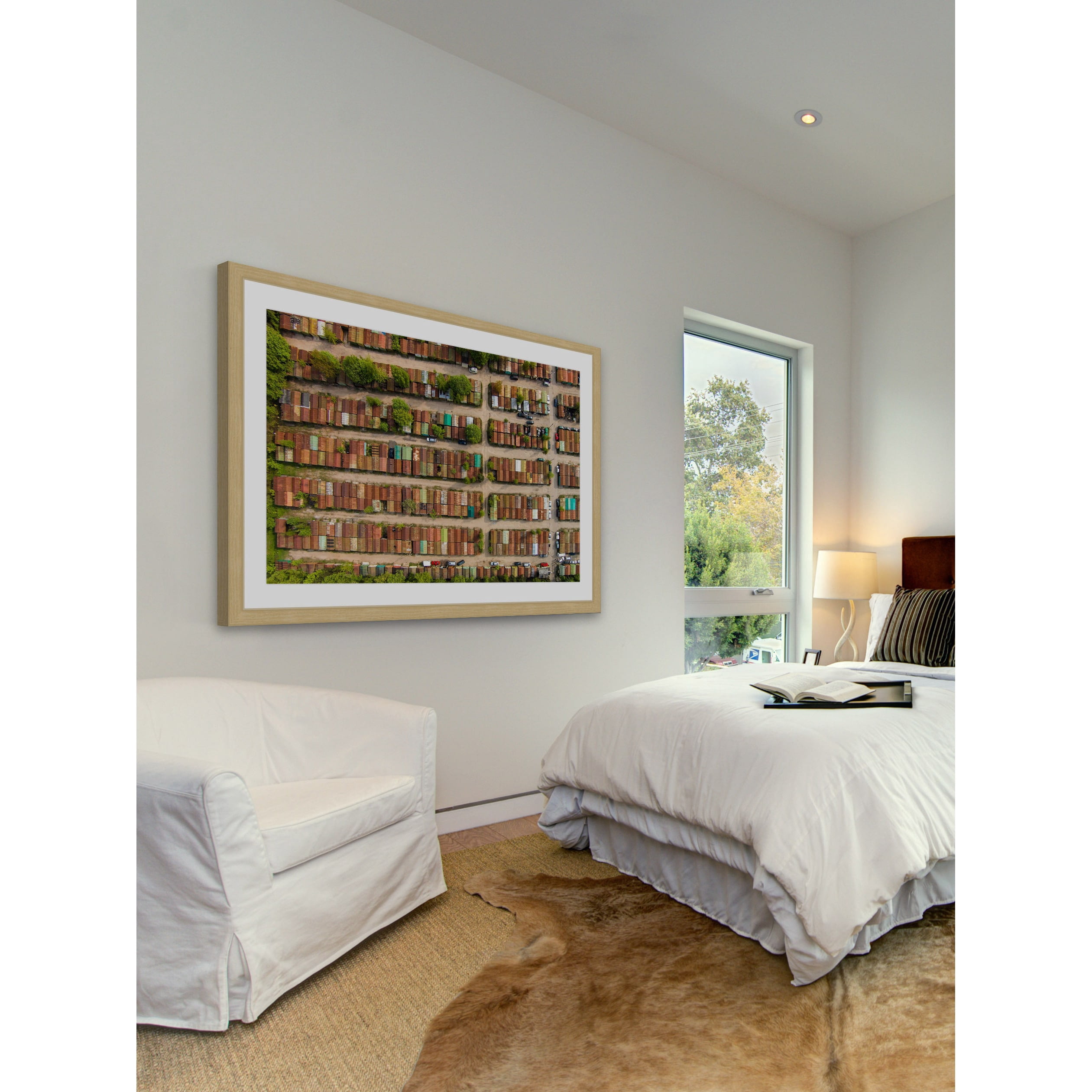 Marmont Hill "Boxcars" by Karolis Janulis Framed Painting Print