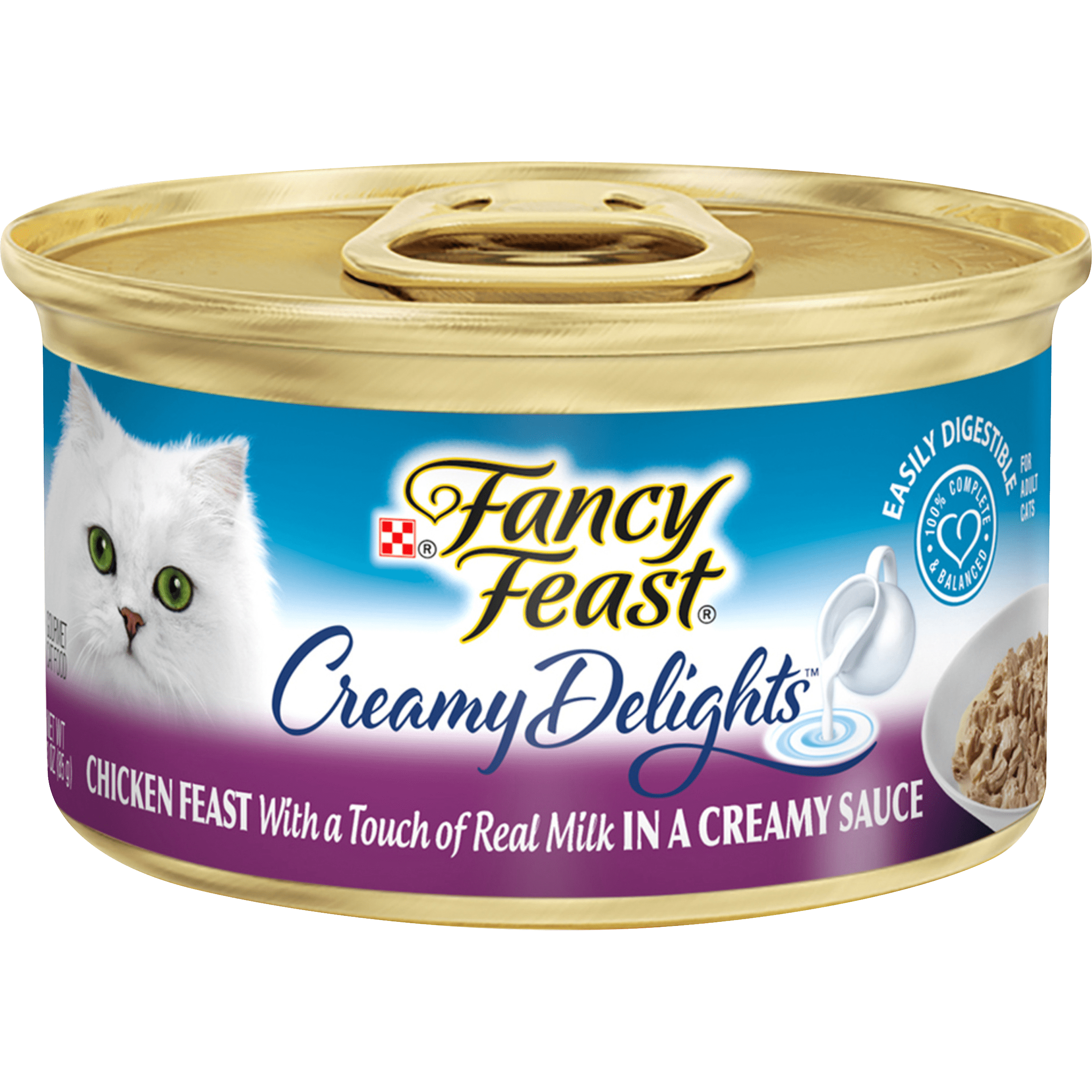 Fancy Feast Pate Wet Cat Food, Creamy Delights Chicken Feast in a
