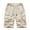 Beige, variant on Men's Plus Size Camo Shorts Multi Pockets Loose Fit Cargo Short Elastic Waist Drawstring Outdoors Pants, Regular Big S-5XL