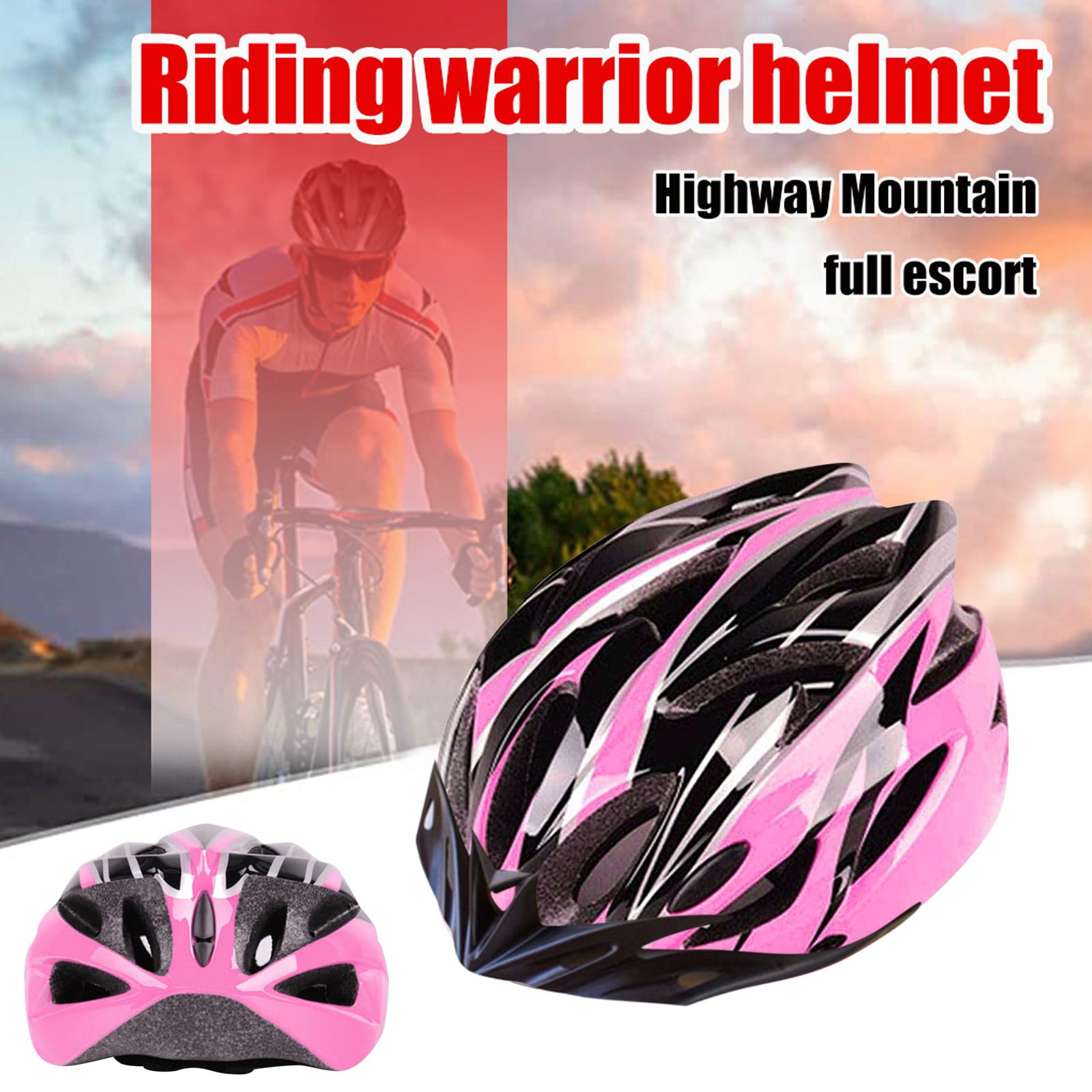 Bicycle Helmet MTB Road Cycling Mountain Bike Sports Safety Helmets Shield HOT 