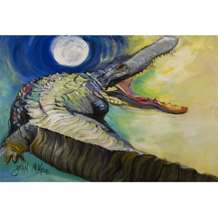 

Caroline s Treasures JMK1004PLMT Alligator Fabric Placemat Multicolor