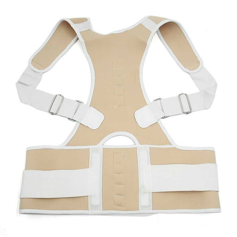 Unisex Fully Adjustable Posture Correction Shoulder Back Support Brace Belt  Band