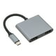 thumbnail image 2 of Adaptador de interfaz multimedia tipo C a doble HD 4K 60hz para OS Tablet Pro Air 2020 2019 2018 para Dell XPS 13 15 Ticfox, 2 of 14