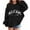 Black, variant on Krdevn Girl's Boy's Hoodie Long Sleeve Soft Sweatshirt Graphic Hoody Kids Cute Pullovers Top Clothes for Girls,11-12 Years