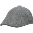 thumbnail image 2 of Men's New Era Gray Green Bay Packers Peaky Duckbill Fitted Hat, 2 of 2