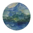 thumbnail image 2 of PIKWEEK Landscape Tablecloth with Elastic Edge, Painting Round Table Covers, Stretchable Elastic Tablecloths Fit Outdoor/Indoor Tables, 2 of 7