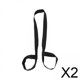 thumbnail image 1 of 2 Correas Para Esterilla De Para Hombres, Mujeres Y Adultos, Correas Para Esterilla De Para Gimnasio, Deportes, Pilates, Color Negro, 1 of 8