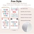 thumbnail image 2 of 4Pcsspirational Classroom Canvas Wall Art Positive Affirmations Posters Artwork School Teachers Counseling Painting Pictures Wall Decor for Classroom School Unframed, 2 of 6