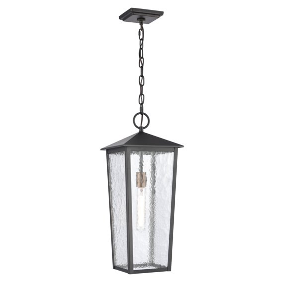 Elk Home Marquis 9-inch Wide 1-Light Outdoor Pendant in Matte Black