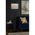 thumbnail image 5 of 309L06MBFG Varaluz Lighting Matrix - 6 Light Floor Lamp In Glam Style-68 Inches Tall and 18 Inches Wide-Matte Black/French Gold Finish, 5 of 8