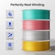 thumbnail image 3 of Filamento para impresora 3D ELEGOO Silk PLA, 1,75 mm, gris plateado, 1 kg, 3 of 7