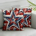 thumbnail image 3 of nygtbtfer 4th of July Throw Pillow  Set of 2, Patriotic Stars Faith Family Freedom God Bless America Striped Decorative Farmhouse Decoration for Home  12x12in, 3 of 7