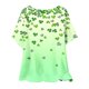 thumbnail image 5 of Puntoco Liquidación de blusas cortas para mujer, blusa de manga corta con estampado de moda para mujer, camiseta de cuello redondo, 5 of 5