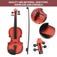 thumbnail image 4 of YSTINNG Simulated Kid Acoustic Violin Toy Adjustable String Musical Beginner Develop Instrument PracticeLight Brown B311-362, 4 of 6