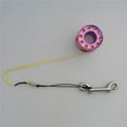 thumbnail image 2 of 15m Scuba Diving Aluminum Alloy Spool Snap Compact Finger Reel with Compact High Bolt Snap Hook Purple, 2 of 9