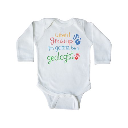 

Inktastic Geologist Future Gift Baby Boy or Baby Girl Long Sleeve Bodysuit