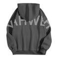 thumbnail image 5 of Uootdi Plus Size Christian Long Gift Sleeve Hoodies for Women Oversized Yahweh Sweatshirts Fashion Drawstring Casual Pullover Tops, 5 of 6