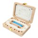 thumbnail image 4 of Caja De Marco De Fotos De Madera Almacenamiento De Dientes De Leche Cabello Fetal Organizador De Dientes Deciduos Umbilical Lanugo Guardar Coleccionar Regalo De Recuerdos De Bebé Methold BA000594-00, 4 of 7