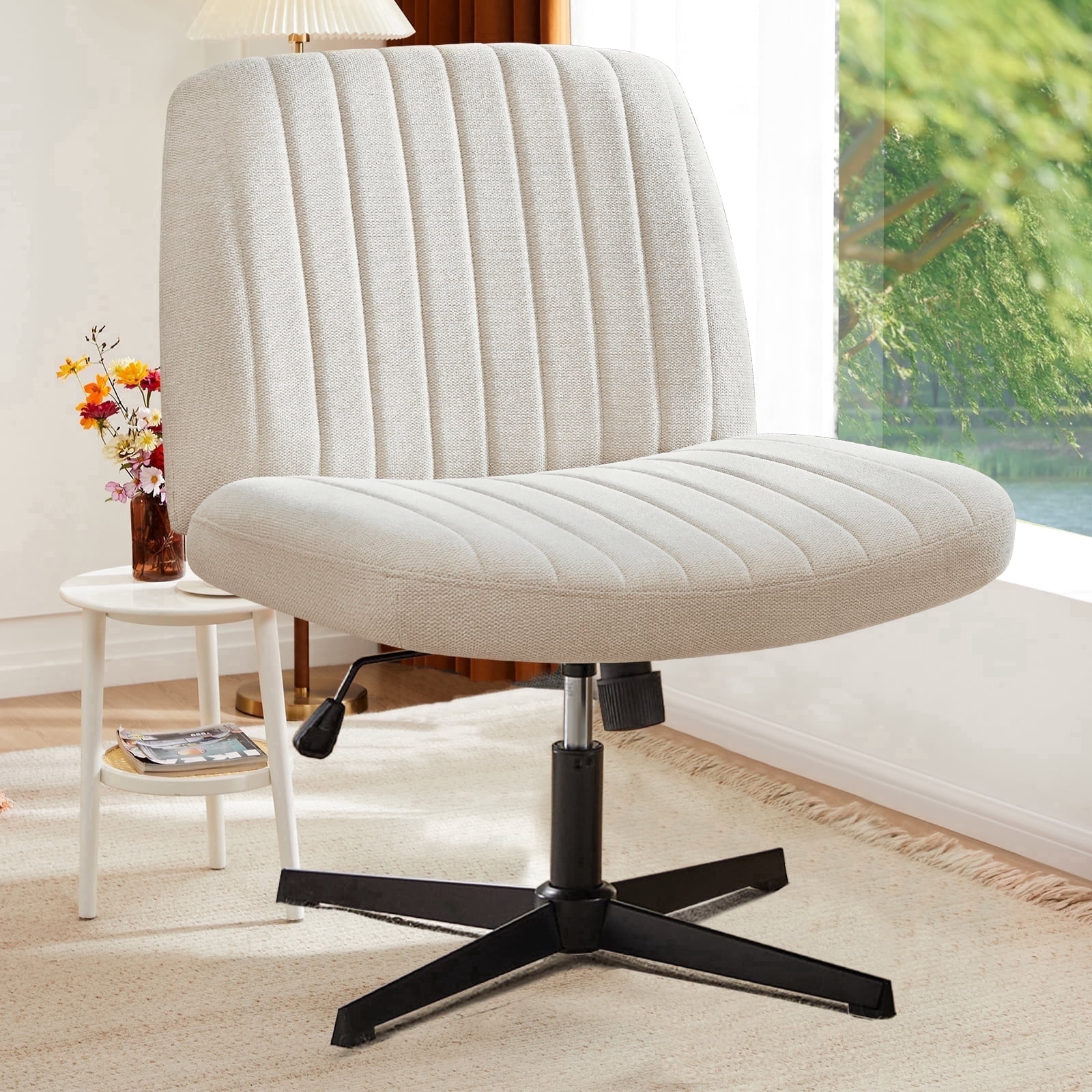 armless criss cross legged office product