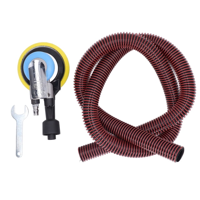 5 Inch Air Sander 12000RPM 0.6 To 0.8Mpa High Efficiency Pneumatic Sanding Grinding Polishing Machine with Vacuum Hose
