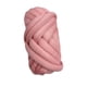 thumbnail image 5 of Hilo para tejer a mano para mantas con nudos trenzados gruesos, tubo suave y lavable. Rosa, 5 of 9