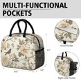 thumbnail image 6 of Obrewu Pioneer Flower and Bird Lunch Bag for Adult, Insulated, Leakproof, Oxford Cloth, 6 of 7