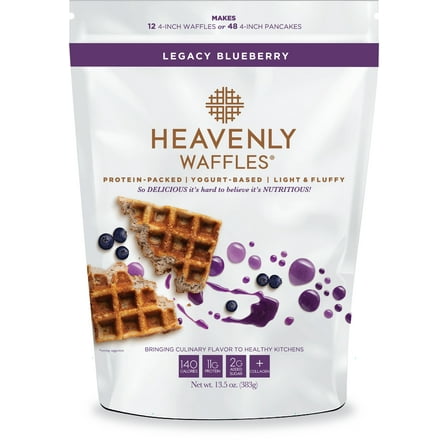 Heavenly Waffles Legacy Blueberry, 13.5 oz (2-pack)