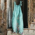 thumbnail image 1 of Mefallenssiah Women Printed Summer Sleeveless Pockets Backless Loose Long Playsuits Rompers Jumpsuit, 1 of 5