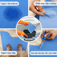 thumbnail image 4 of 20 Pack Disposable Toilet Mats,Absorbent Toilet Floor Protector, 4 of 6