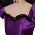 thumbnail image 6 of Women’s Bearded Lady Circus Dress – Deluxe Purple Outfit for Stage Performance and Themed Events, 6 of 7