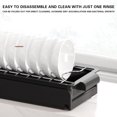 thumbnail image 4 of Dish Dryer Dish Tray Drying Rack Dish Dry Rack Sink Dish Drainer Drying Rack Compact Dish Drainer Space Saving Dish Drying Rack, 15.2x6.1 in, 4 of 5