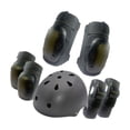thumbnail image 4 of Conjunto De Equipo De Protección Para Niños, Coderas Para Monopatín, Longboard, Multideportes, S, Negro, 4 of 8