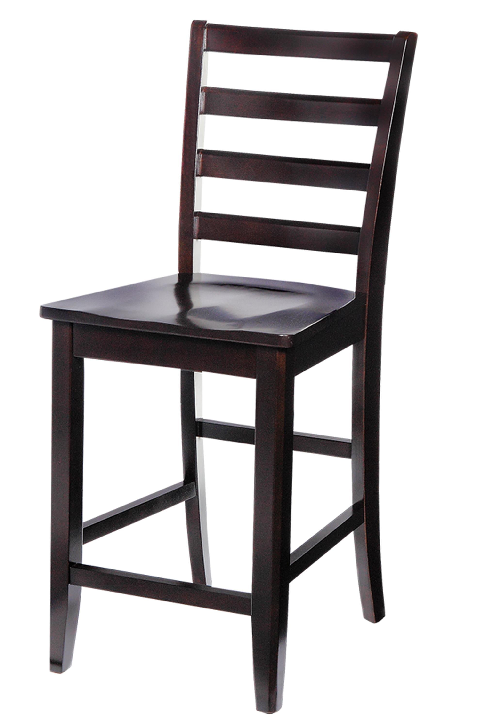 Sturdy Dining Chairs Counter HeightFinishCappuccino,Quantity4 Piece