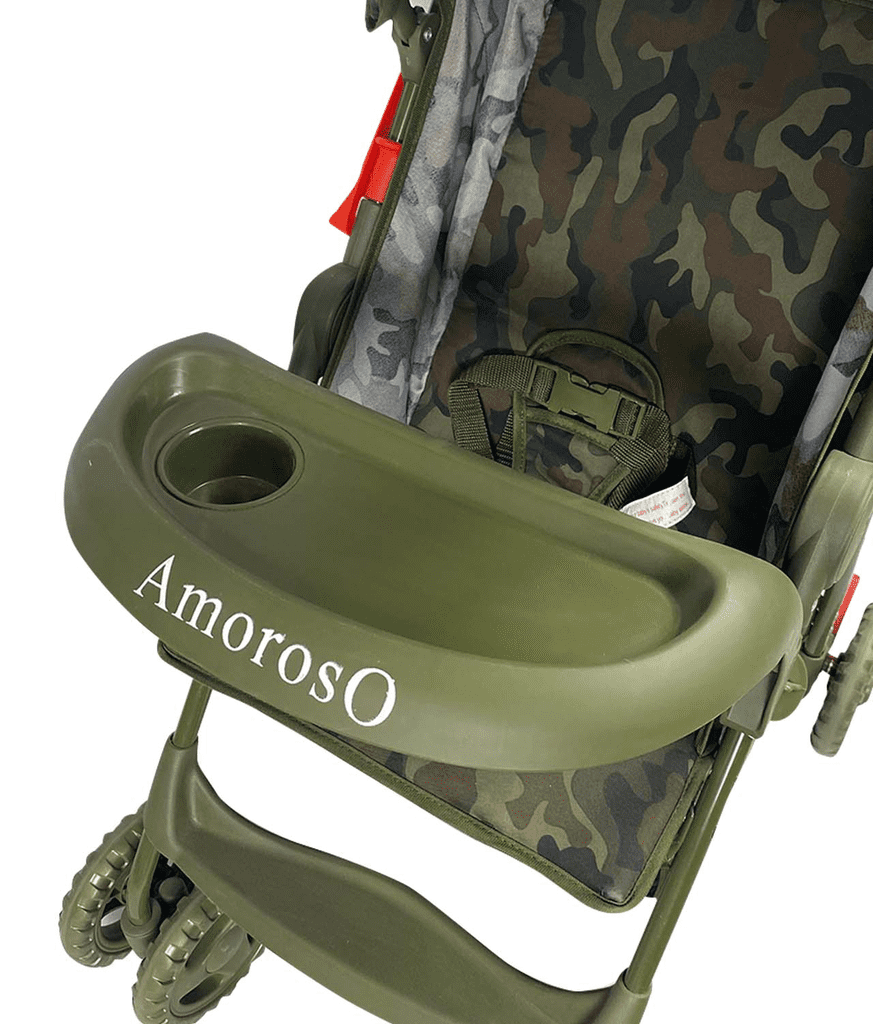 Lightweight Umbrella Stroller with Cup Holder, Army