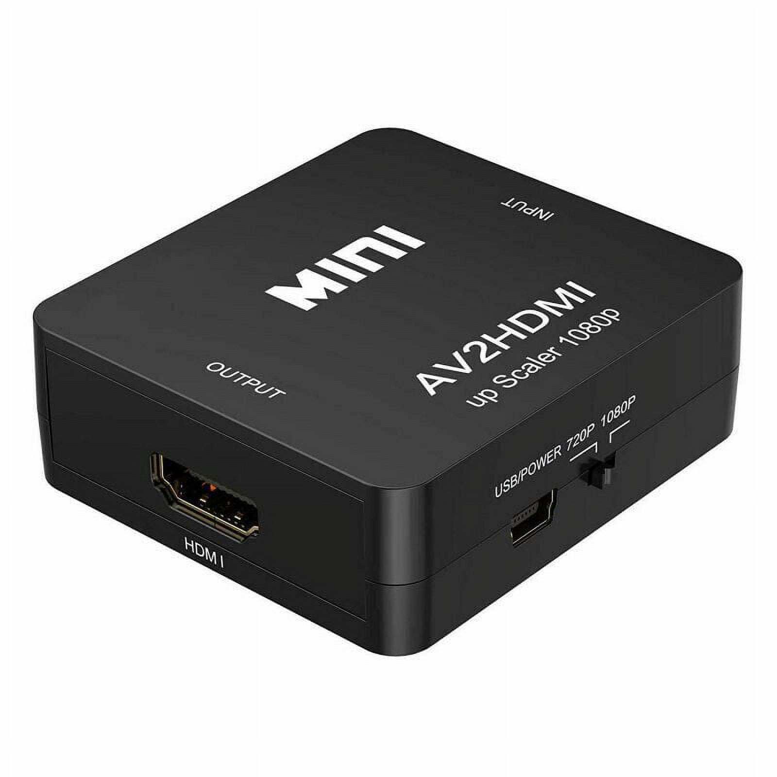 ETZIN RCA to HDMI Converter, 1080P AV to HDMI RCA Composite CVBS Video  Audio Converter Adapter Supporting PAL/NTSC for… – Tobo Digital